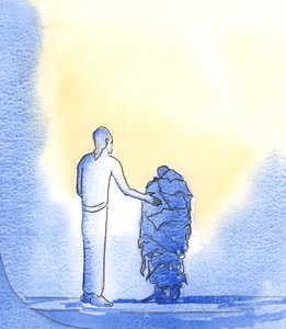 Als arme bedelaars hebben we de hulp van Christus nodig, die bij de Vader voor ons pleit, wanneer we in Zijn naam bidden