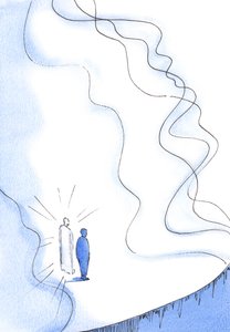 Alleen door Christus kunnen we de overweldigende zuiverheid en kracht van de Godheid onder ogen zien.