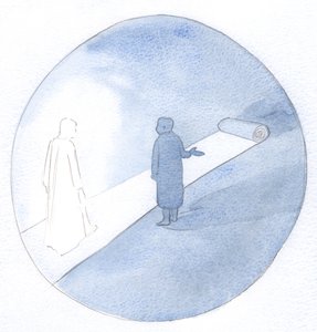 Ons leven vooruit is als een koninklijke snelweg. We kunnen erop stappen en aandacht eisen, of we kunnen geduldig achter Christus aan lopen. door Elizabeth Wang