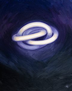 De Heilige Drie-eenheid leeft in de eeuwigheid, als een drievoudige ring van licht, glorie, eeuwige vreugde en verheffing