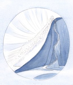 Degene die zijn of haar eigen verlangens kruisigt, omwille van het koninkrijk, volgt echt de 