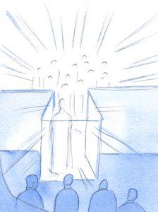 Het tabernakel is als een gang naar de hemel waar we Christus en zijn heiligen kunnen ontmoeten en ons kunnen voorbereiden op de hemel aan het einde van het leven door Elizabeth Wang