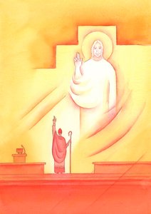 Door elke bisschop die in gemeenschap is met de paus, heiligt, onderwijst en leidt God de Vader ons, 2002