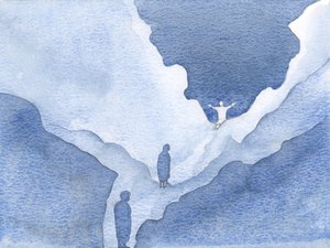 Door laag na laag leidde Christus mij voorbij alle beelden naar Gods donkere universum binnen de ziel