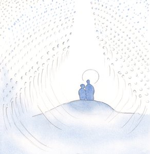 We zaten samen in gebed. Ik zag de grote menigte van de hemel die God onophoudelijk aanbidt, in en door Christus onze Verlosser