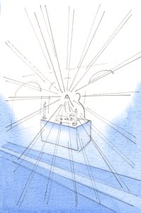 Toen ik Christus met liefde begroette, zag ik een verblindend licht overal om me heen schijnen, vanuit de Heilige Hostie: het Licht van Christus
