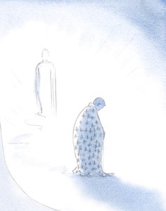 Wanneer een ziel zijn persoonlijke ambities opgeeft, uit liefde voor Christus, geeft Christus het de mantel die het zal dragen terwijl het naar de Vader loopt