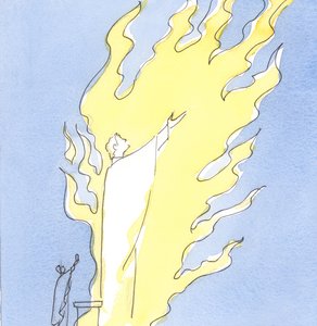 Wanneer het Heilig Offer vanaf ons altaar wordt aangeboden, prijst Christus die in sacramentele vorm aanwezig is de Vader in de vurige liefde van de Heilige Geest