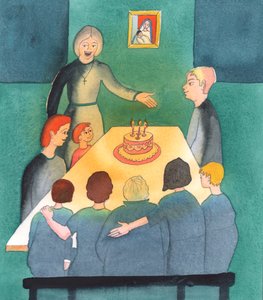 Waar mensen naar de kerk luisteren, God danken voor hun kinderen, en de behoeften van het gezin boven hun eigen ambities stellen, is een huis als een oase van licht door Elizabeth Wang