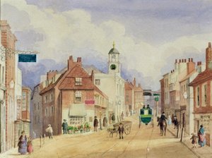 Croydon High Street, c.1850-55 door Ellen Keen