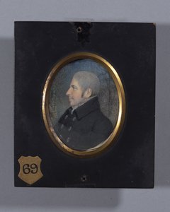 Profielportret van een onbekende man