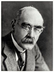 Rudyard Kipling, Engels schrijver door Elliott and Fry Photography Studio