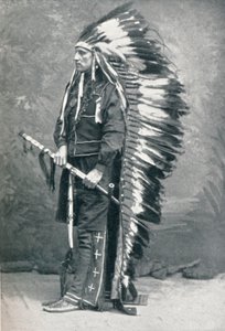 Noord-Amerikaanse Indiaan, 1912 door Elliott and Fry