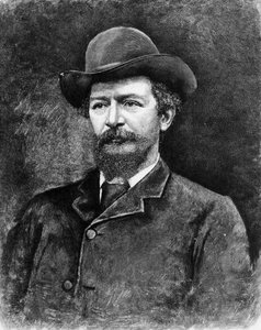 Algernon Charles Swinburne, gegraveerd van een foto