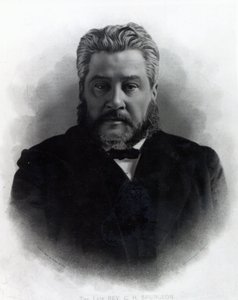 Dominee Charles Haddon Spurgeon, naar een foto van Elliot und Fry
