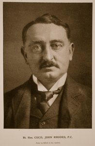 Rt Hon Cecil Rhodes, P.C. (sepia foto)