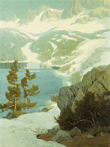 Lake George, Sierra Nevada door Elmer Wachtel