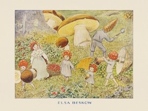 De Mushroom Kids-kerstman-kinderen