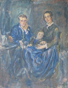Familie Oeltjen door Elsa Oeltjen Kasimir