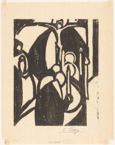 Processie door Else Berg (signed by artist)