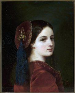 Portret van gravin Katarzyna Potocka (1825-1907), geboren Branicka door Elzbieta Krasinska