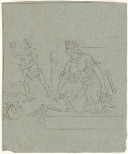 Politieke cartoon van de Amerikaanse Burgeroorlog door Emanuel Gottlieb Leutze