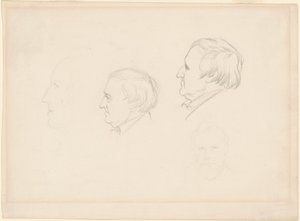 Studies van Mannen door Emanuel Gottlieb Leutze