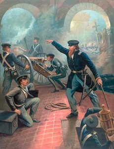 Ulysses S. Grant in de Mexicaans-Amerikaanse oorlog door Emanuel Gottlieb Leutze