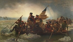 Washington Steekt de Delaware Over, 1851