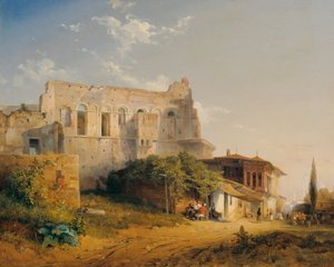 Tekfur Saray in Constantinopel door Emanuel Stöckler