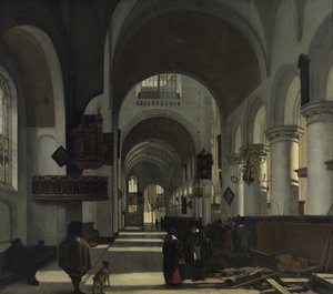 Interieur van een kerk