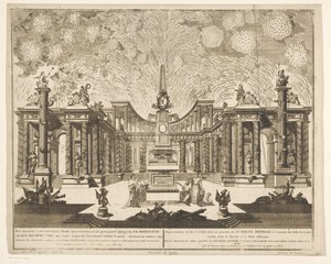 Vuurwerk in Moskou bij de viering van het einde van de Russisch-Turkse Oorlog, 1775 (Acte III)