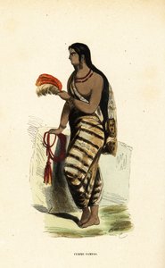 Vrouw van de Pampas laaglanden, Argentinië door Emeric Essex (after) Vidal