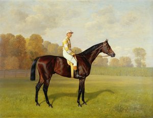 Ladas, winnaar van de Derby van 1894, 1894 door Emil Adam