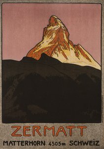 Zermatt, 1908 door Emil Cardinaux