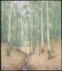 Bosinterieur door Emil Carlsen