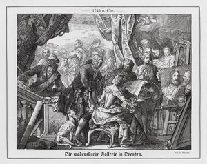 De modieuze galerie van Dresden door Emil Eugen Sachsse