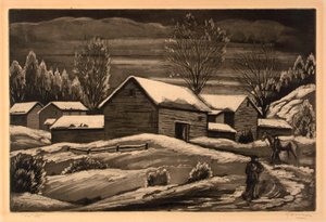 Winter door Emil Ganso