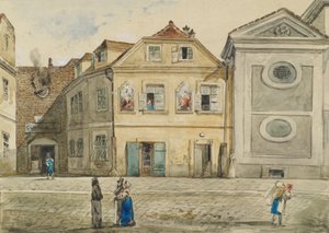 Het scherprechters huis in Wenen door Emil Hütter