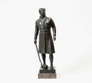 Krijger met morgenster door Emil Jungblut