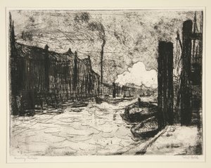 Hamburg, Vrije Haven door Emil Nolde