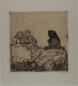 Drie vrouwen door Emil Orlik