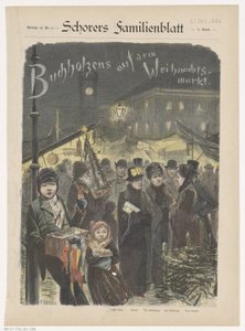 Familie Buchholz op de kerstmarkt door Emil Ost