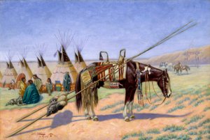 Indianen in Kamp bij 101 Ranch