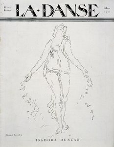Isadora Duncan (Amerikaanse danseres van Ierse afkomst) door Emile Antoine Bourdelle