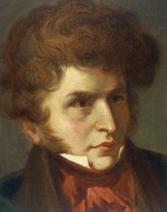 Frankrijk, La-Cote-Saint-Andre, Portret van Hector Berlioz