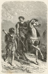 Krijgers uit de bronstijd door Emile Antoine Bayard