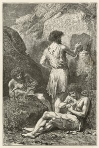 De voorlopers van Raphael en Michelangelo, of de geboorte van de teken- en beeldhouwkunst in de tijd van de renaissance door Emile Antoine Bayard