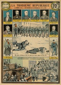 De Derde Republiek en haar presidenten van 1871 tot 1913 - de Commune van 1871 - Monseigneur Darbois, Aartsbisschop van Parijs, werd geëxecuteerd, doodgeschoten met andere gijzelaars op 28 mei 1871 - zitting van 16 juni 1871 in het Huis van Afgevaardigden