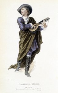 Graaf Almavira in Le barbier de Seville door Emile Antoine Bayard
